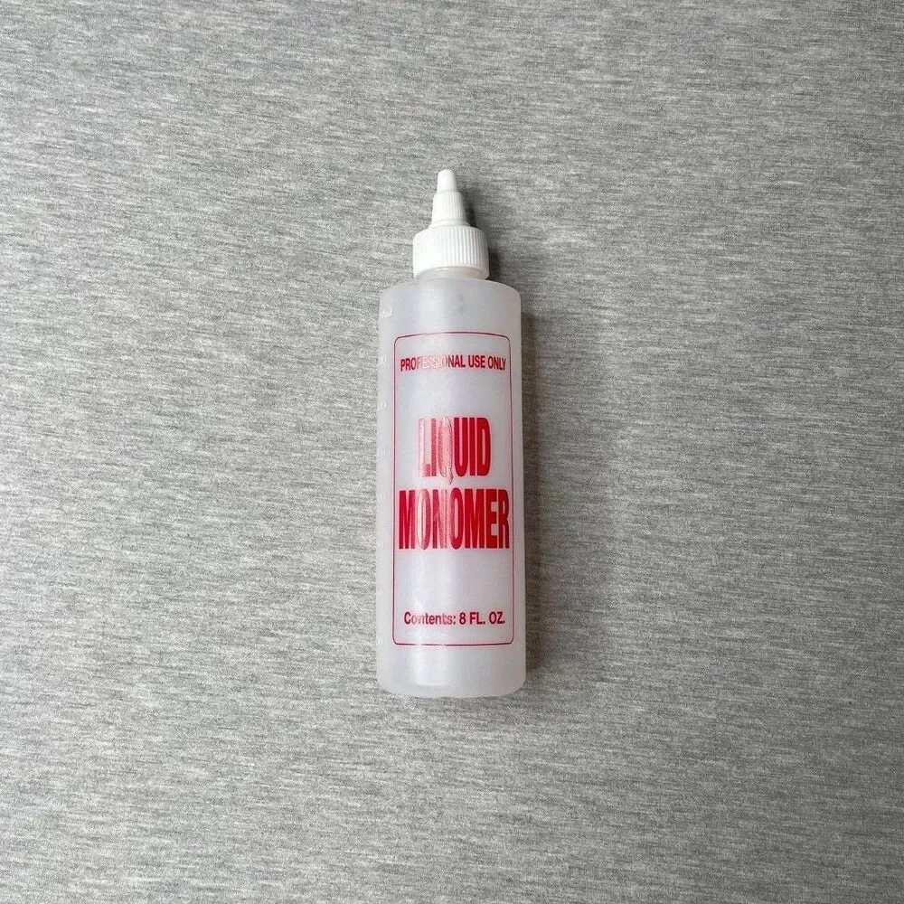 Empty 8 Oz. Liquid Acrylic Nail Monomer Twist Top Bottle